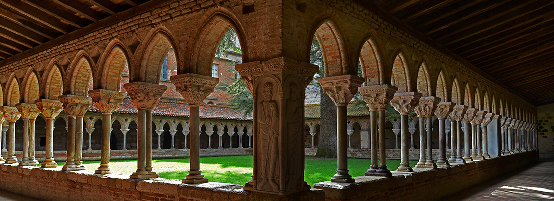 Le cloître de l'abbaye de Moissac